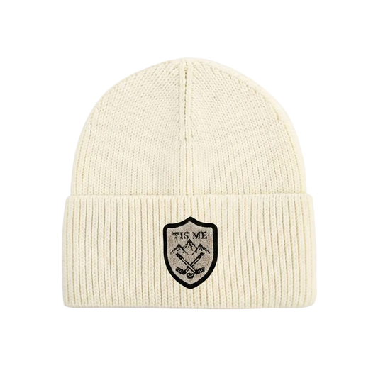 FW26 Winter Hat - Ice Hockey  Medium Age 3-6 Cream