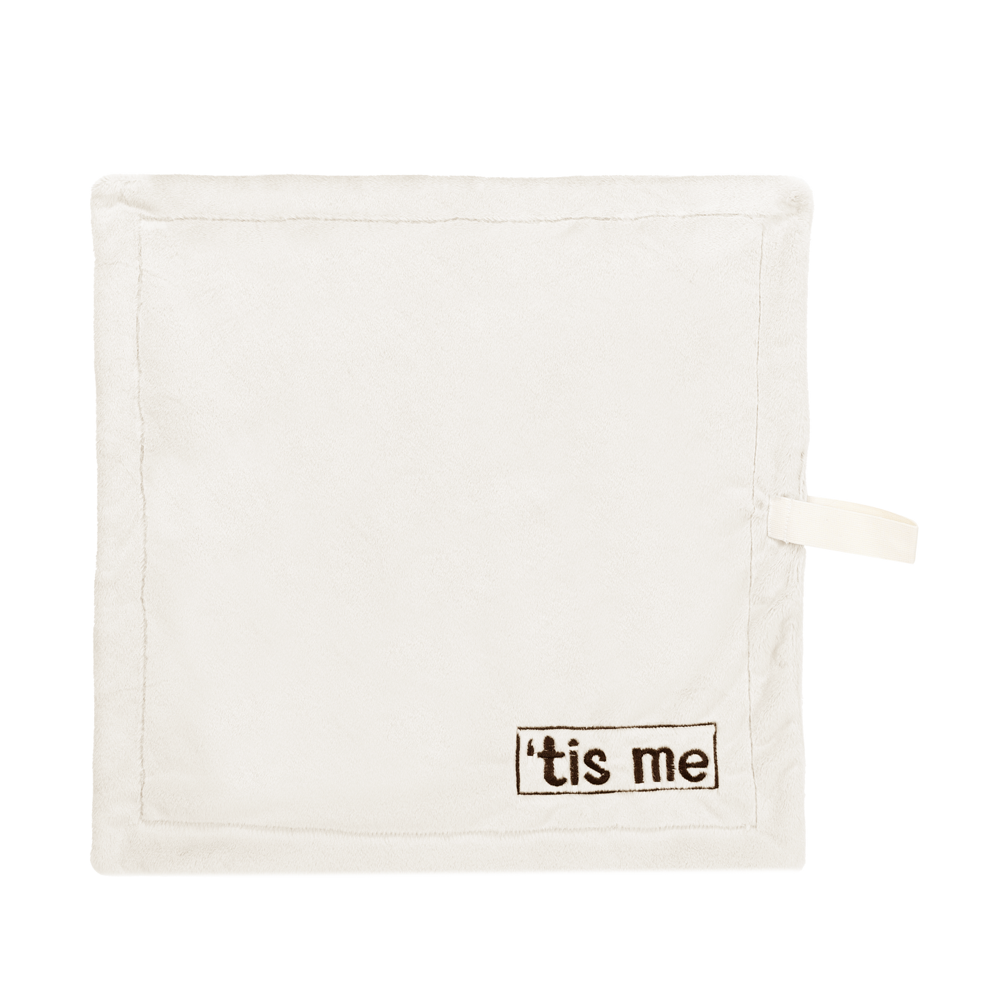 Plain Lovey with Paci/Stroller String (Cream)