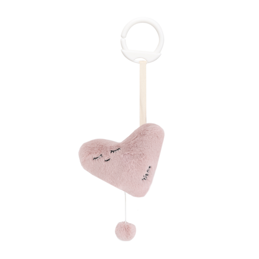 Lullaby Pull String Toy (Heart, Pink)