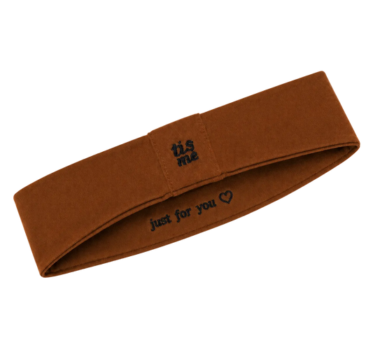 FW26 Sweatband Wrap- Quote- Just For You Sweatband Child Brown