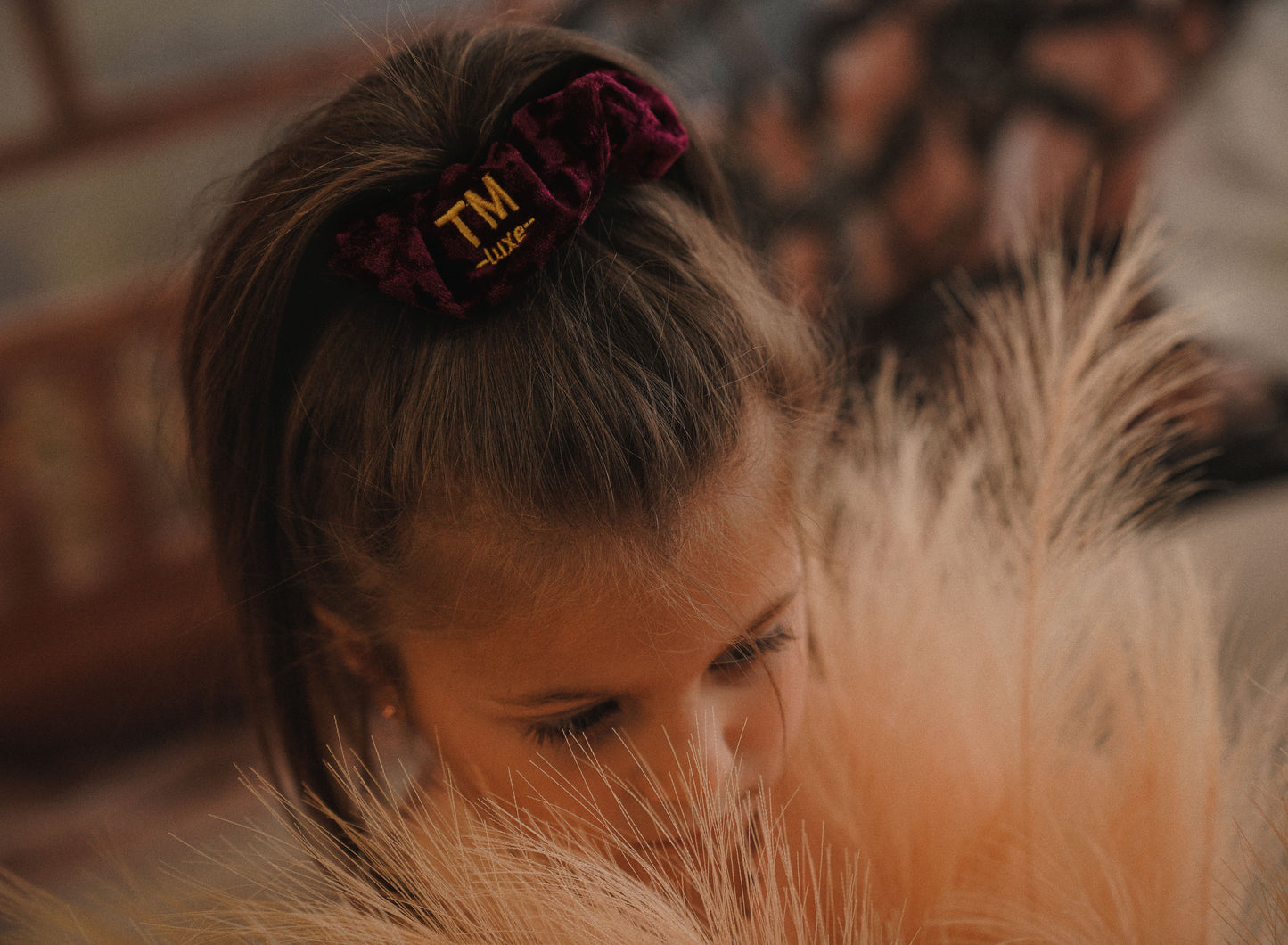 Luxe Velvet Scrunchie (Deep Burgundy)