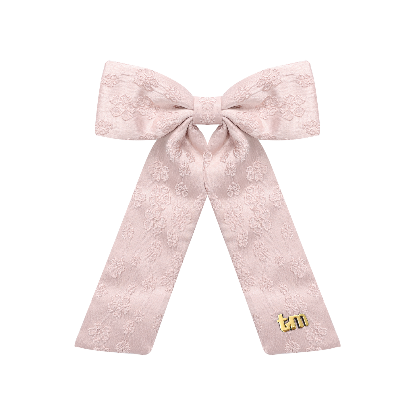Lace Collection Large Bow Clip (Pink)