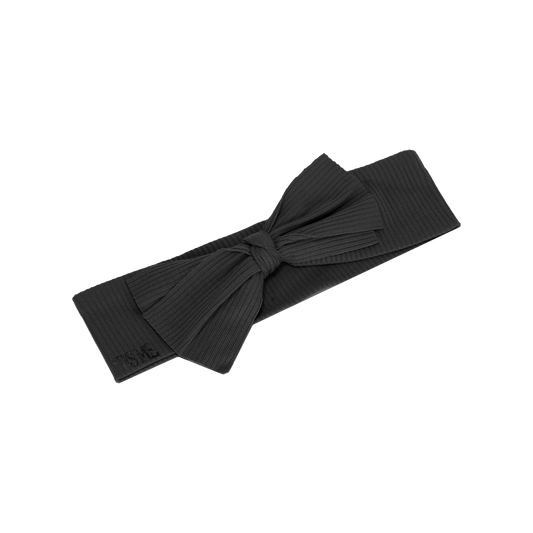 Bow Sweatband (Black)