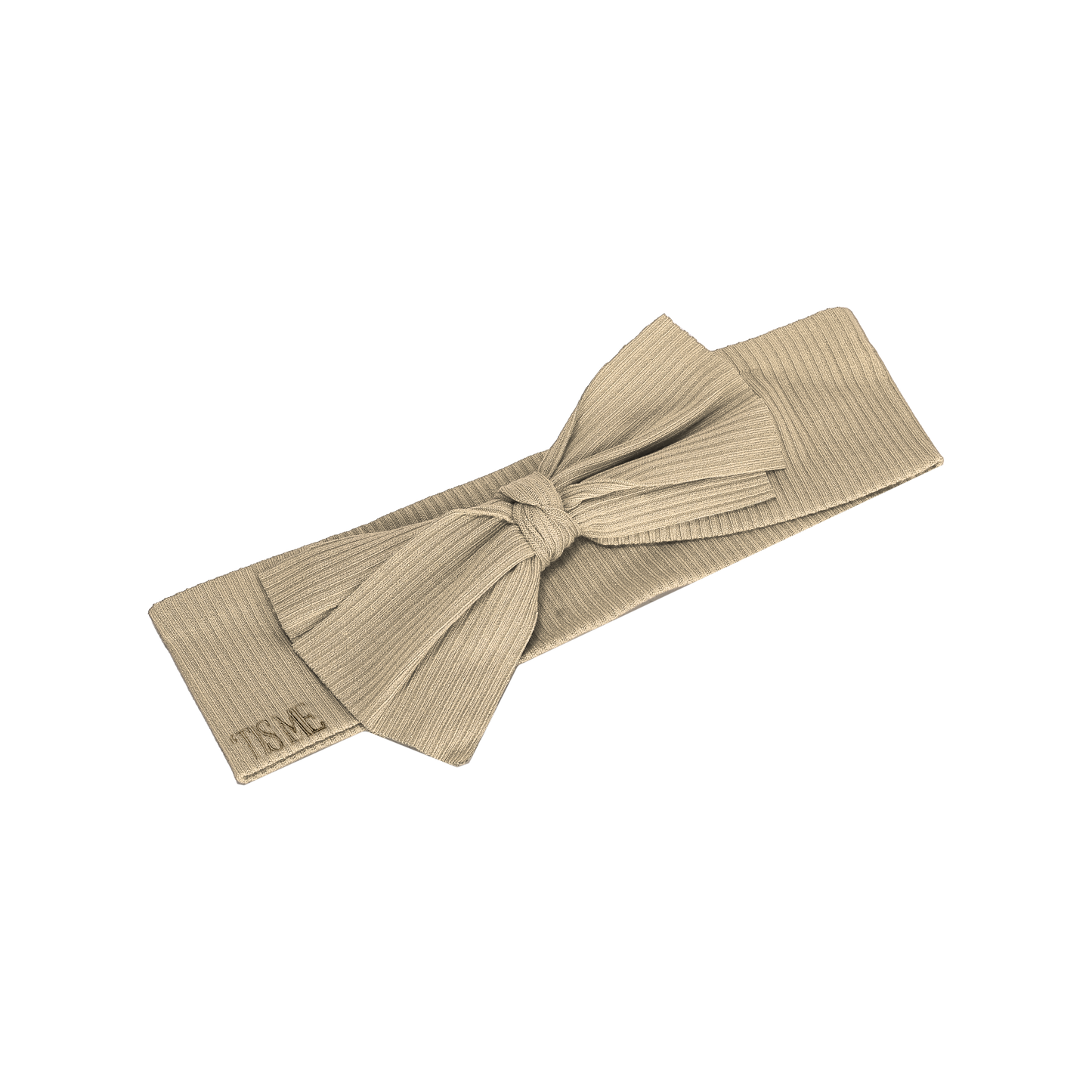 Bow Sweatband (Beige)