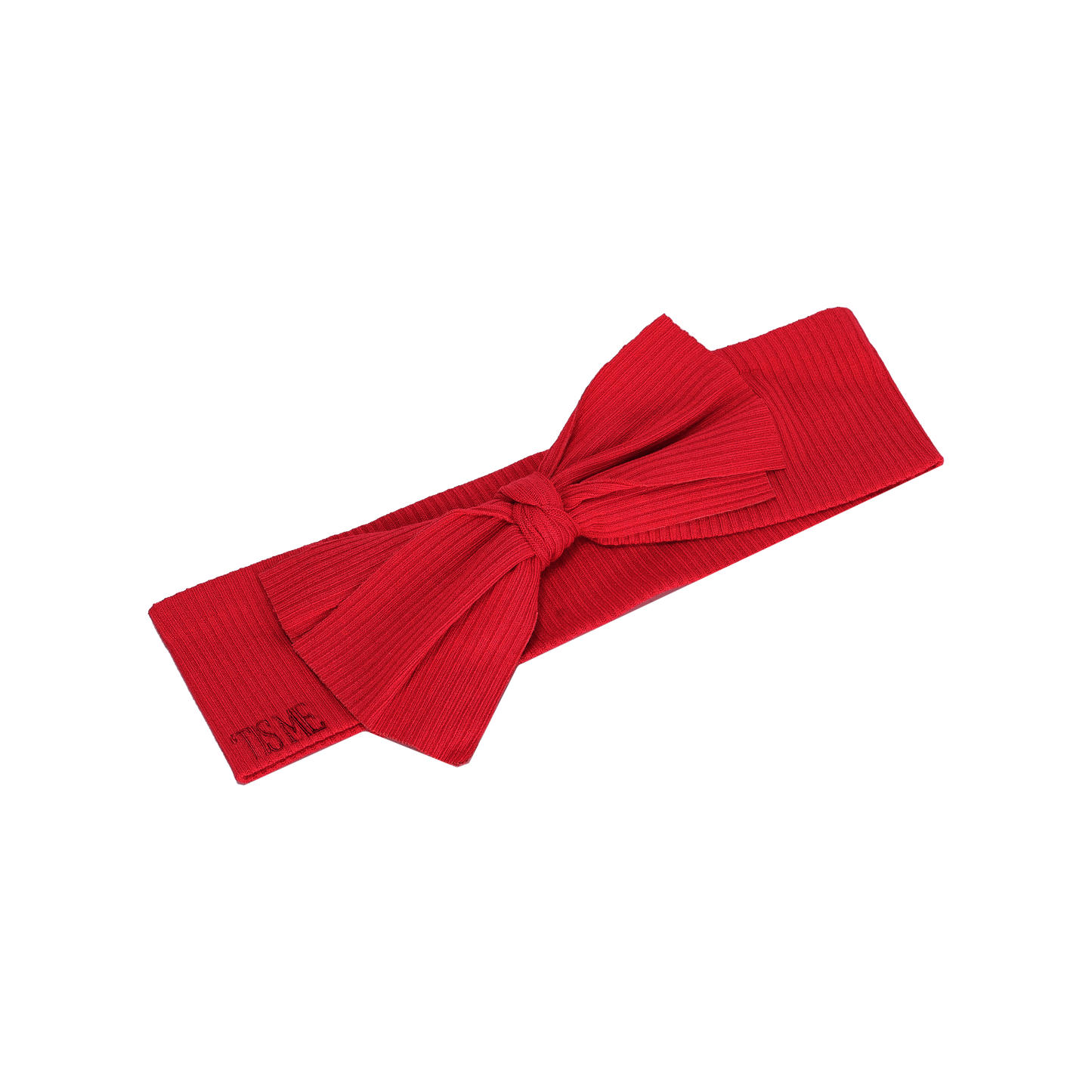 Bow Sweatband (Dark Red)