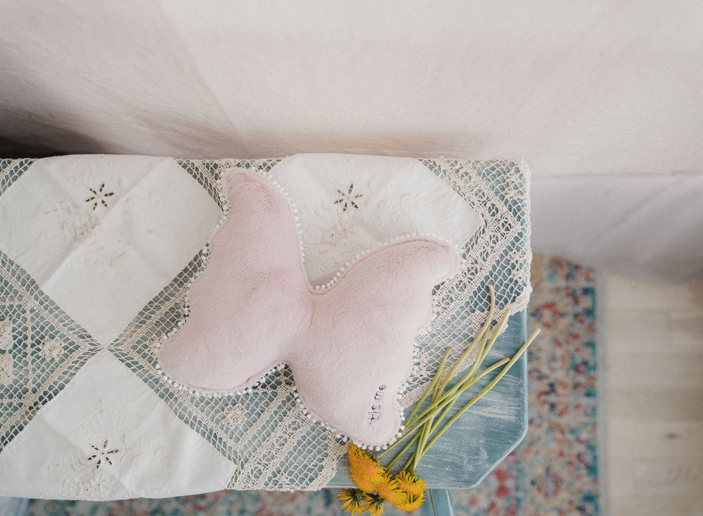 Pillow (Butterfly, Pink)