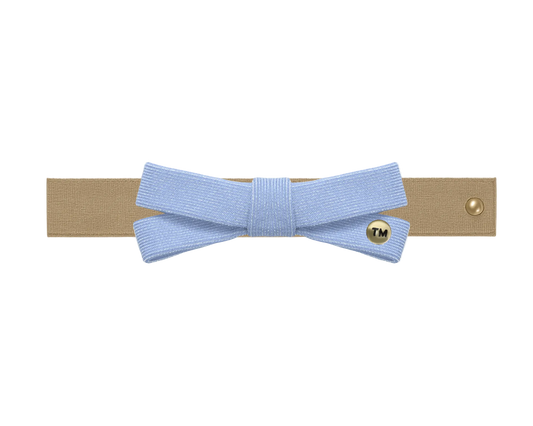 Denim Luggage Logo Collection Nylon Baby Headband (Chambray)