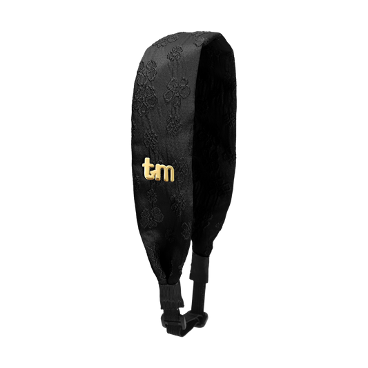 Lace Collection Adjustable Headscarf (Black)