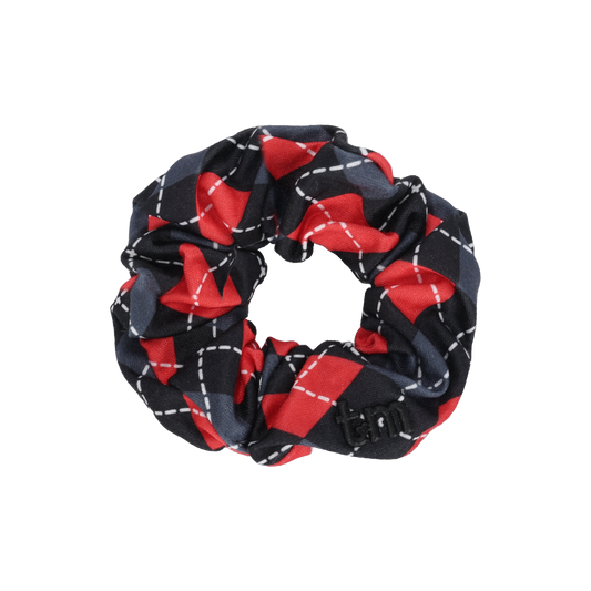 Argyle Classic Srunchie (Red)