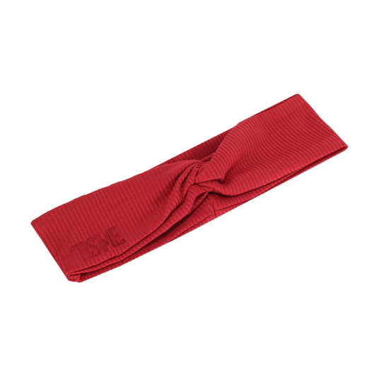 Twist Sweatband (Dark Red)