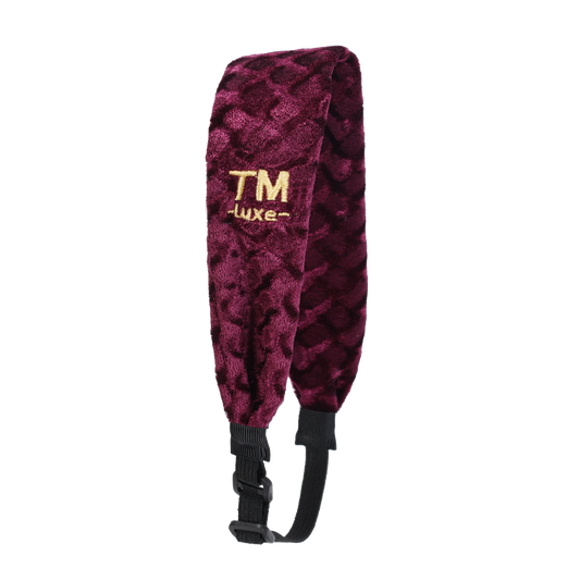 Luxe Velvet Headscarf (Deep Burgundy)