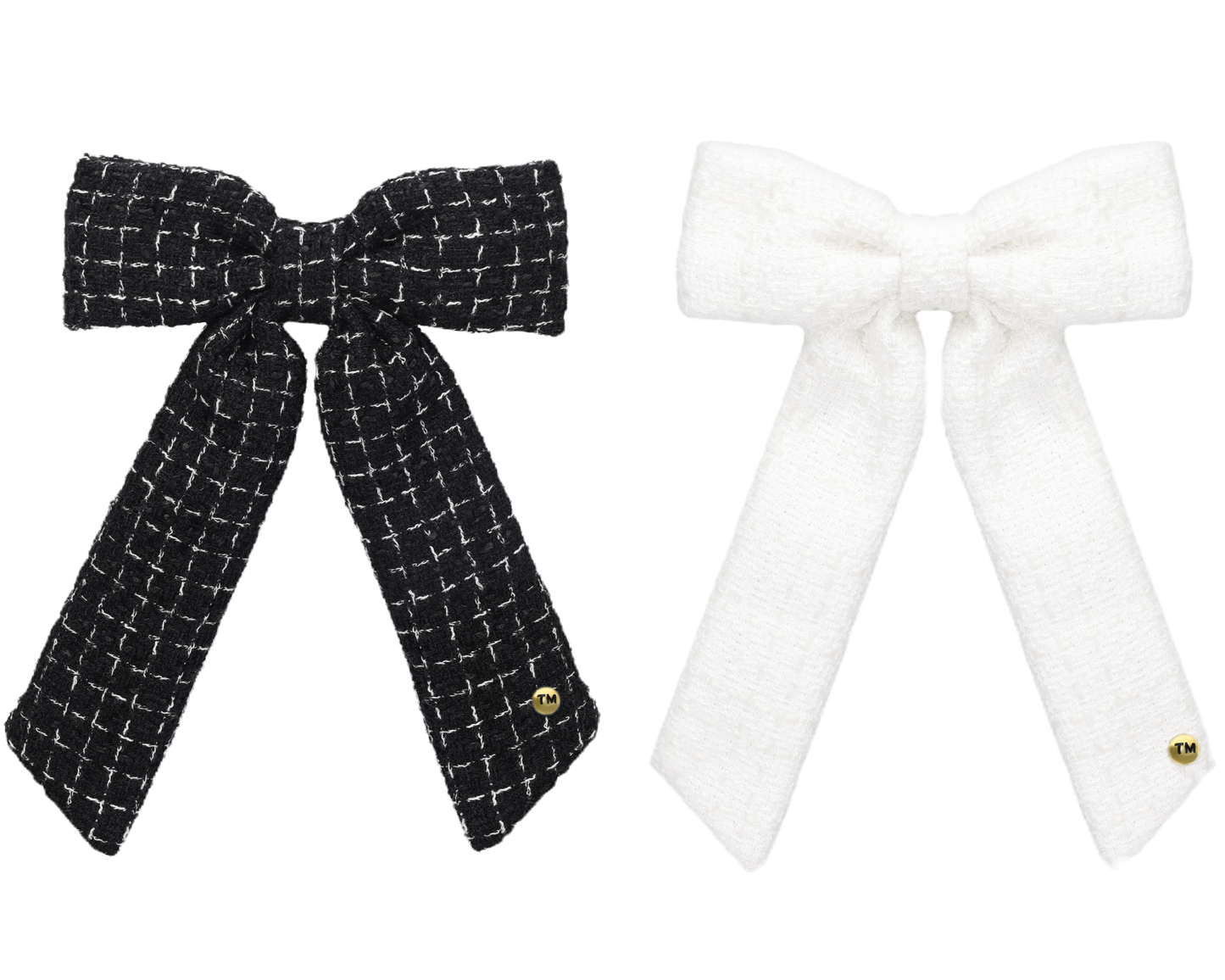 Tweed Large Bow Clip