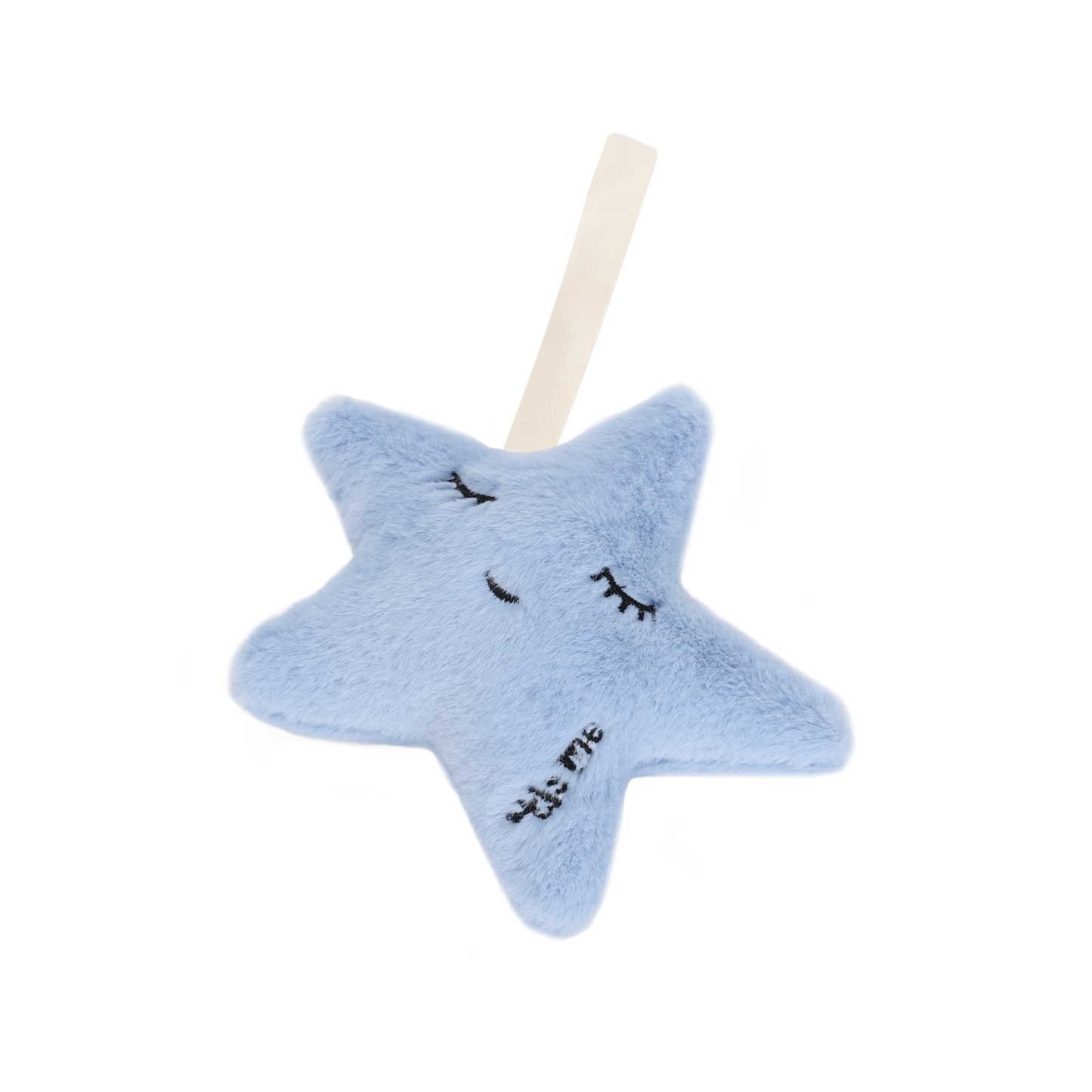 Paci Rattle Holder (Star, Blue)