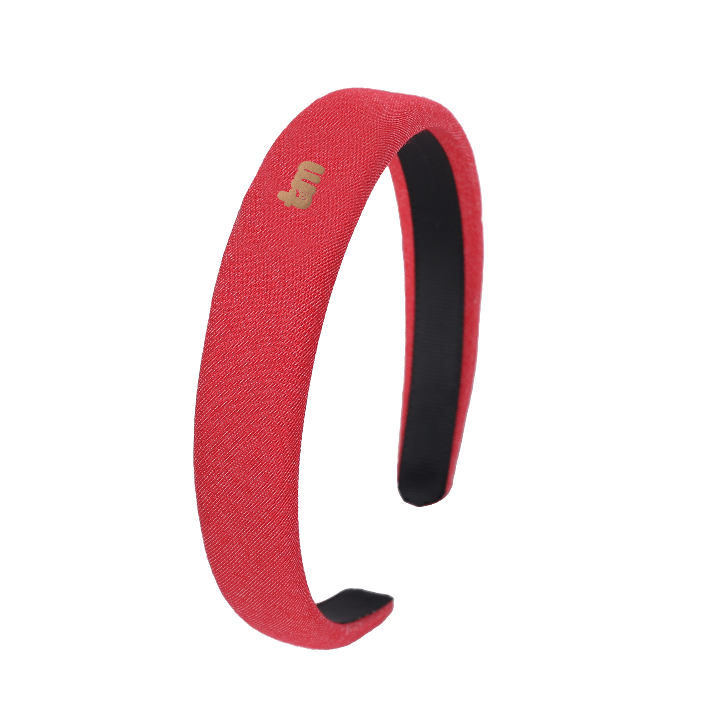 Denim Luggage Logo Collection Hard Headband (Red)