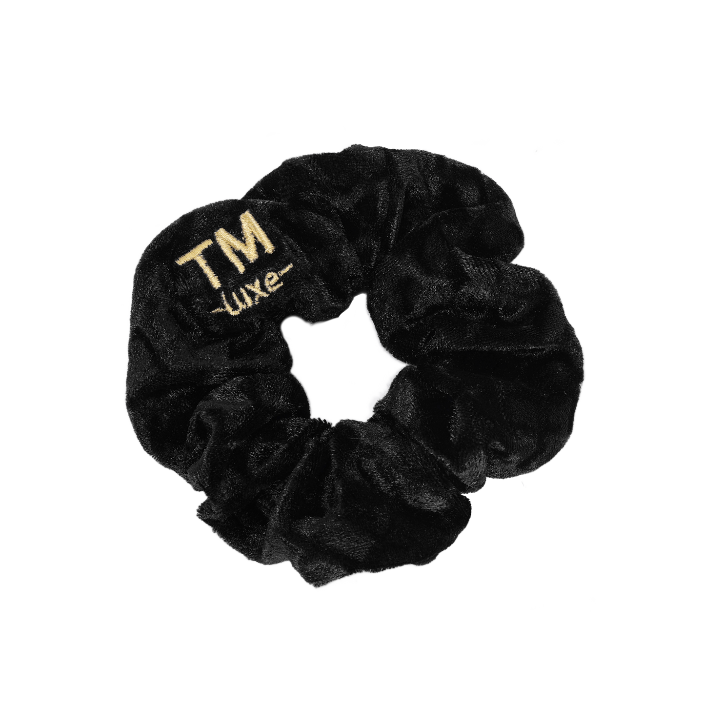 Luxe Velvet Scrunchie (Black)