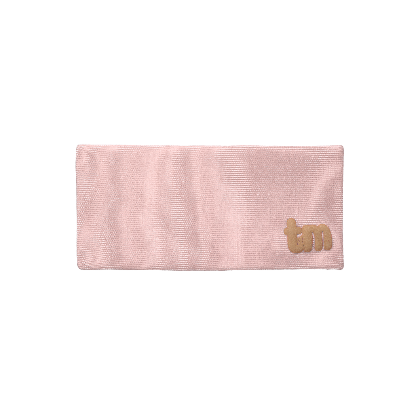 Denim Luggage Logo Collection Rectangle Barette Clip (Pink)