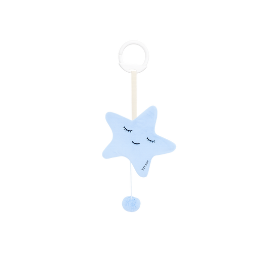 Lullaby Pull String Toy (Star, Blue)