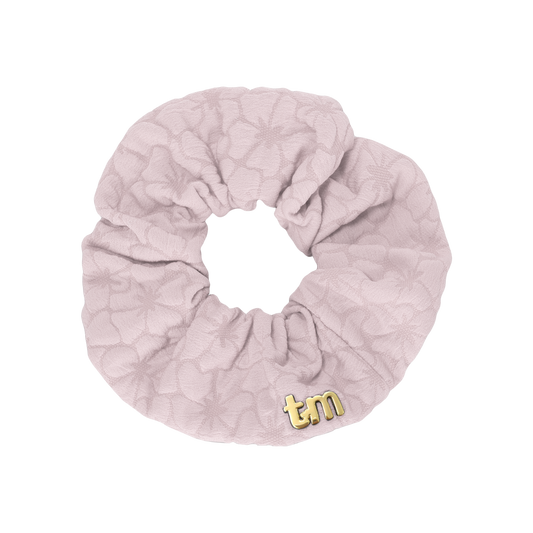 Floral Quilted Collection Scrunchie (Pink)