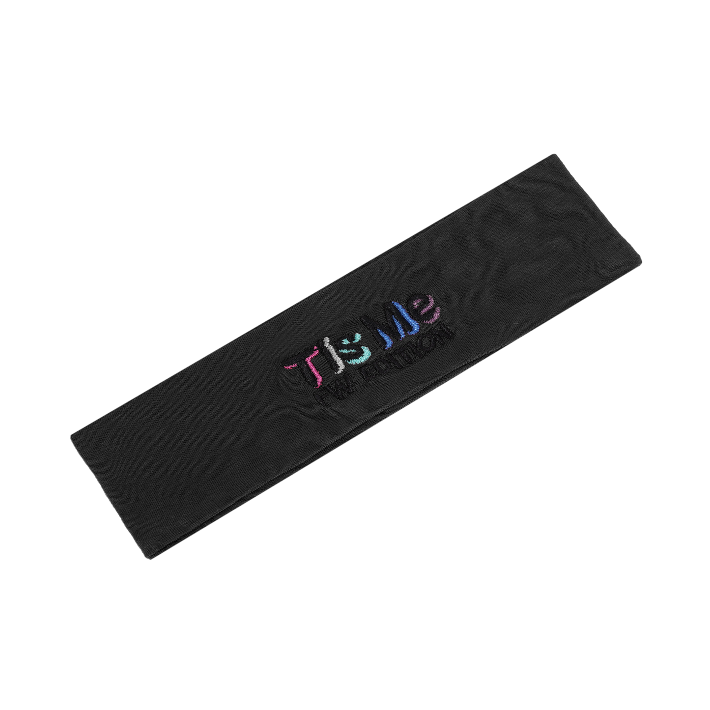 Sweatband Colored Embroidery (Black)