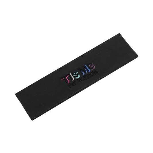 Sweatband Colored Embroidery (Black)