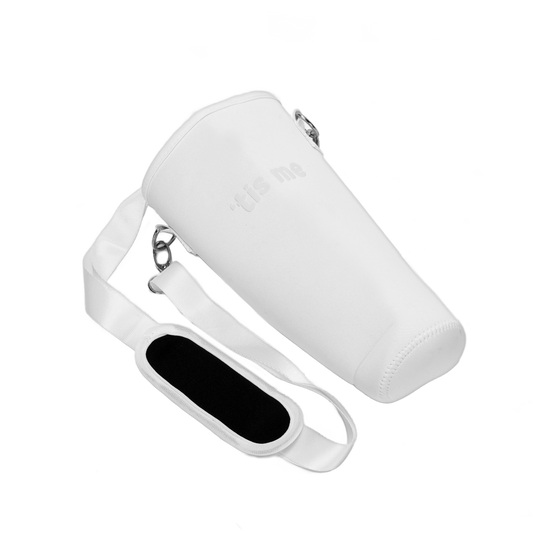 SS24 WHITE WATER BOTTLE SHOULDER BAG SPORT MESH (GLOW IN DARK LOGO)