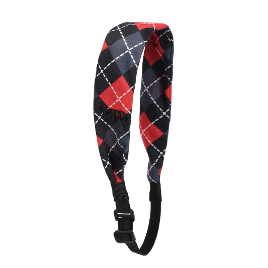 Argyle Adjustable Headscarf (Red)