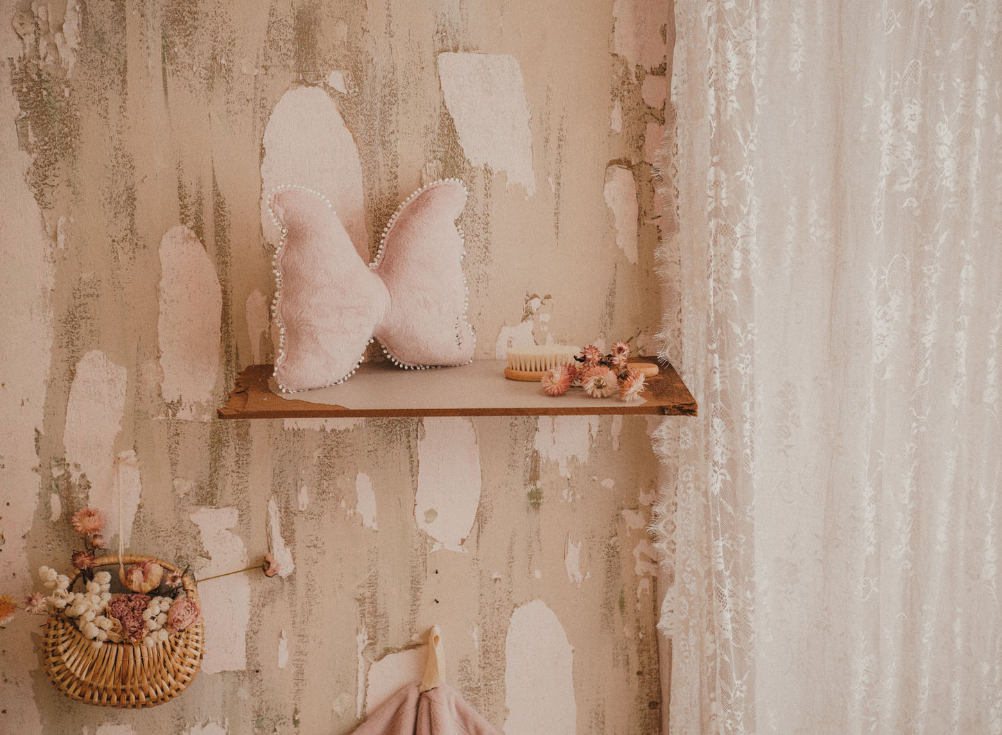 Pillow (Butterfly, Pink)