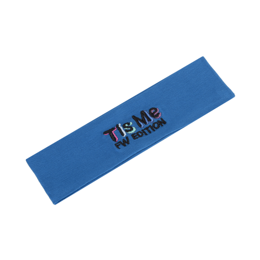 Sweatband Colored Embroidery (Dark Blue)