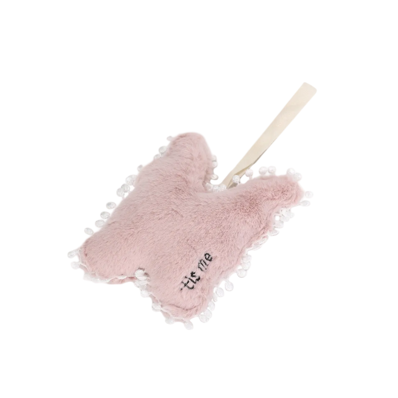 Paci Rattle Holder (Butterfly, Pink)
