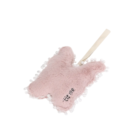 Paci Rattle Holder (Butterfly, Pink)