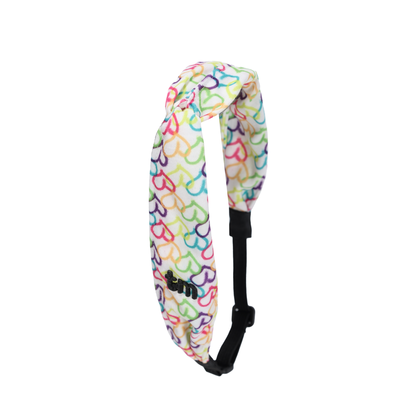 Heart Printed Collection Toddler Twist Adjustable Headscarf