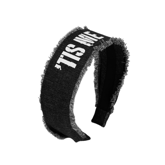 DENIM HARD HEADBANDS BLACK