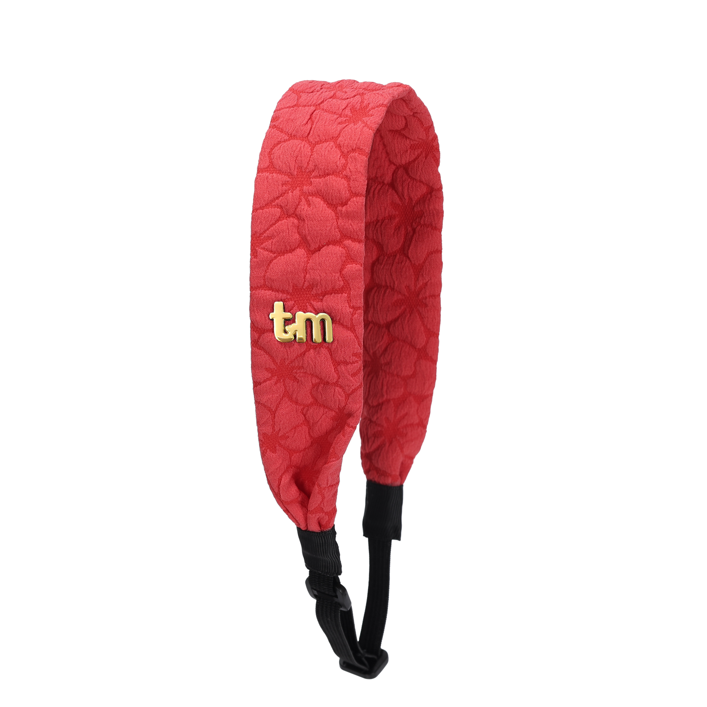 Floral Quilted Collection Adjustable Headscarf (Red)