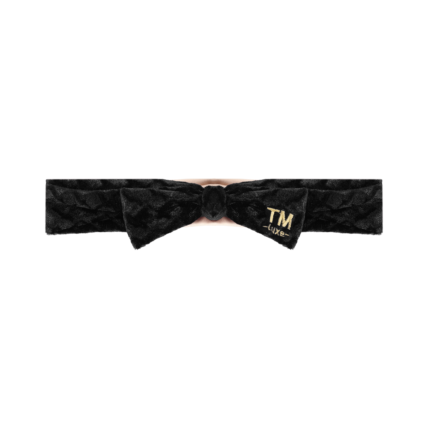 Luxe Velvet Toddler Adjustable Band (Black)