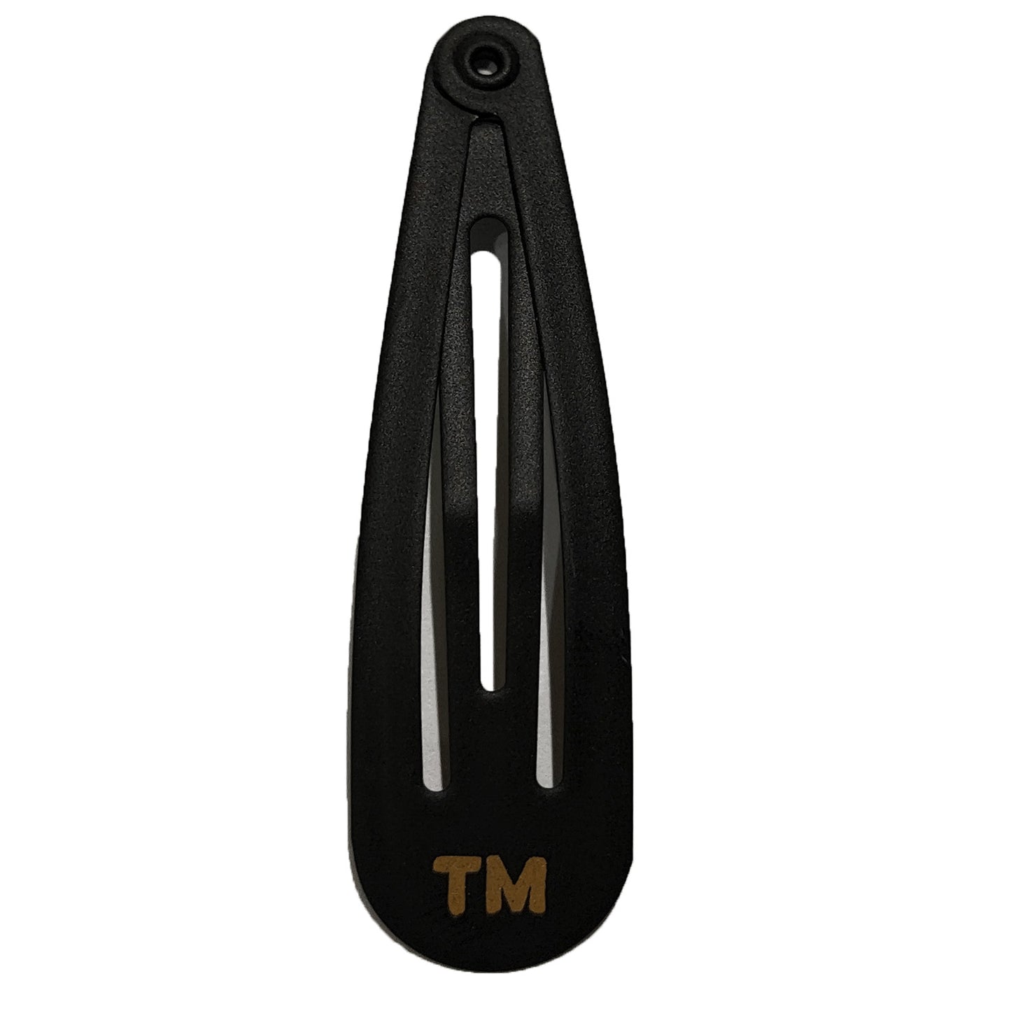 Oval Snap Clip Black (Set of Four)