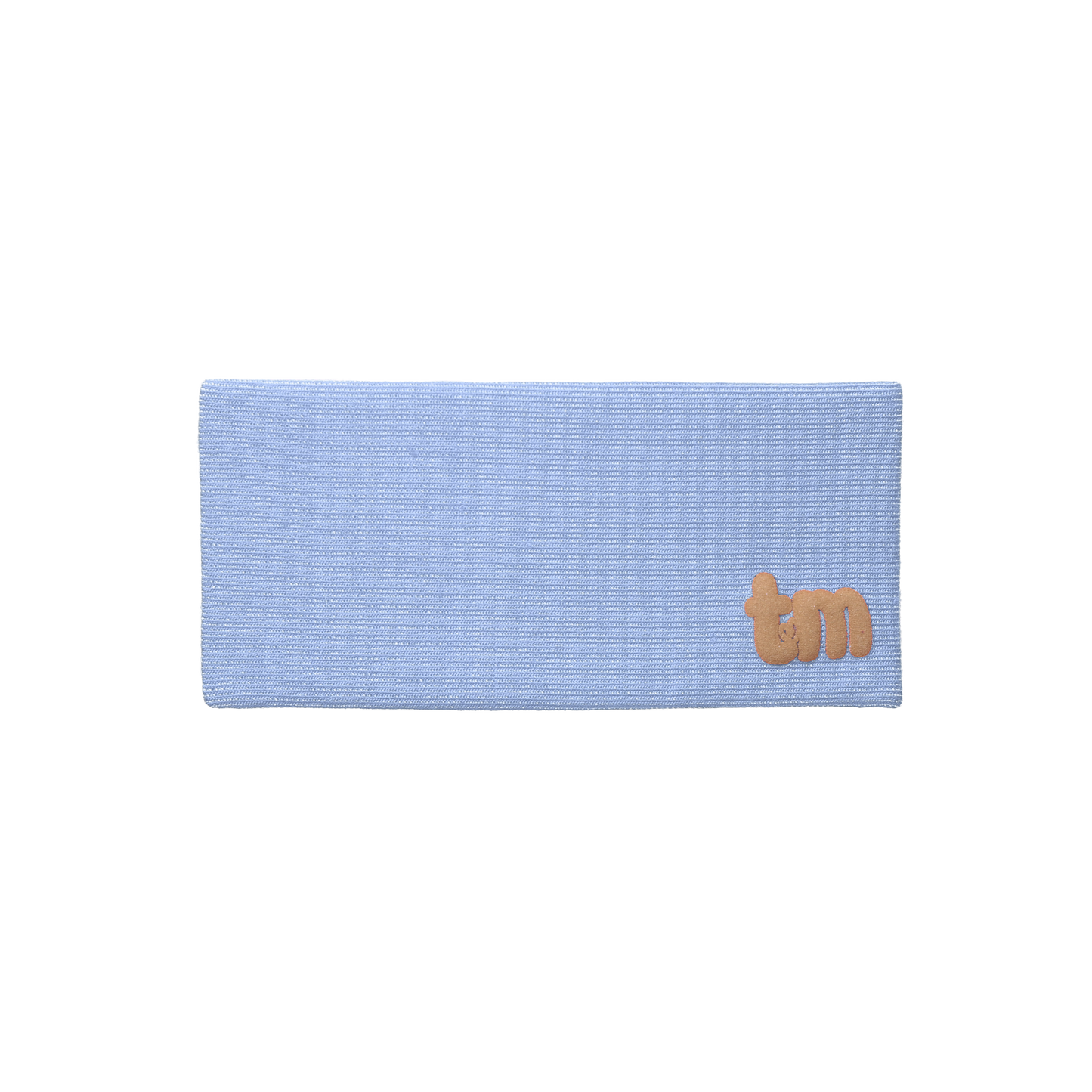 Denim Luggage Logo Collection Rectangle Barette Clip (Chambray)