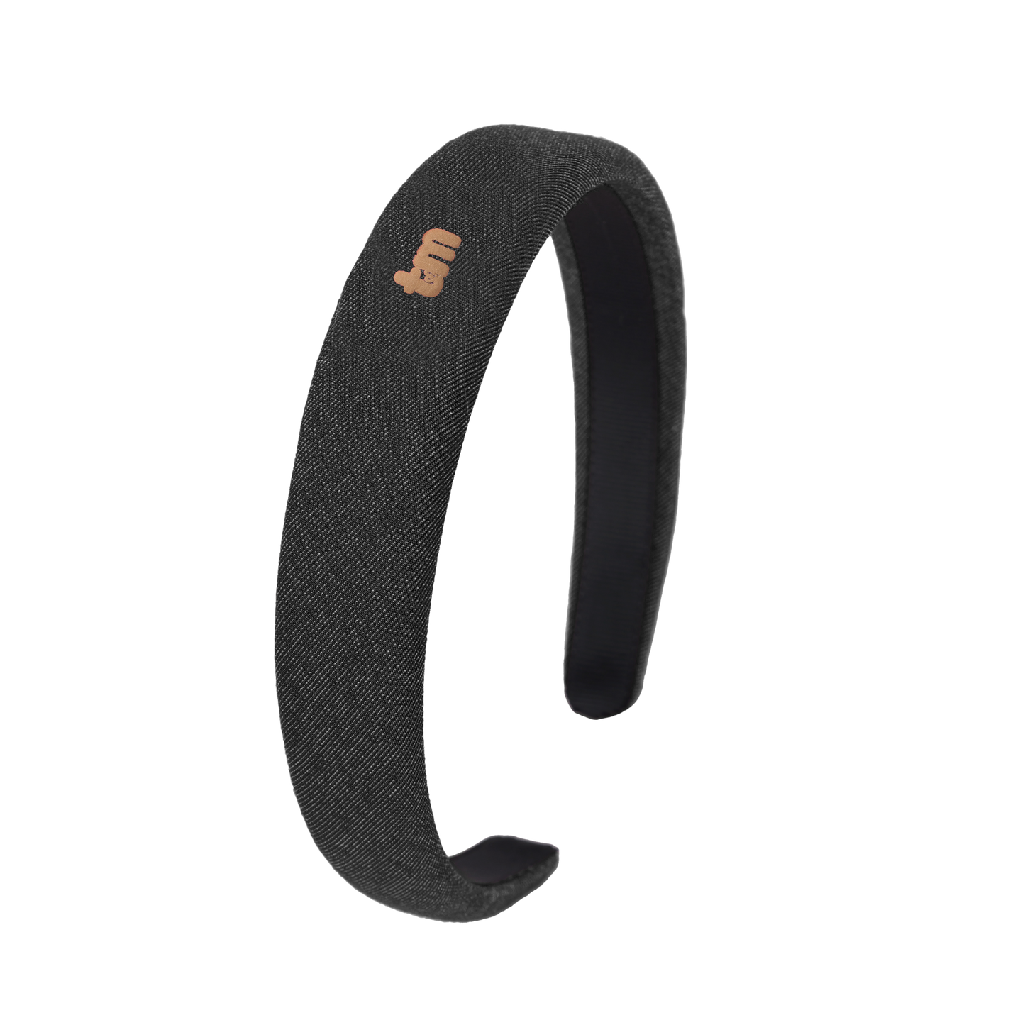 Denim Luggage Logo Collection Hard Headband (Black)