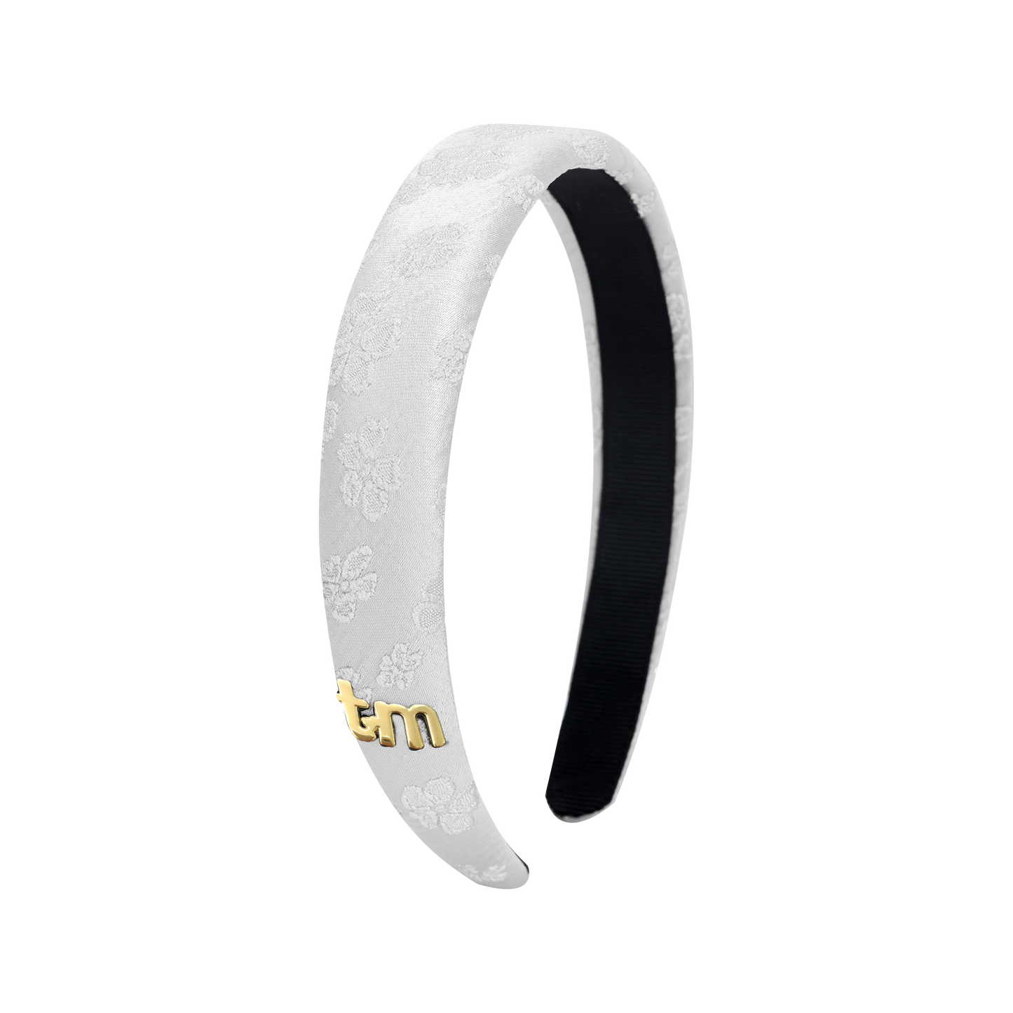 Lace Collection Hard Headband (White)