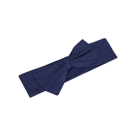 Bow Sweatband (Navy)