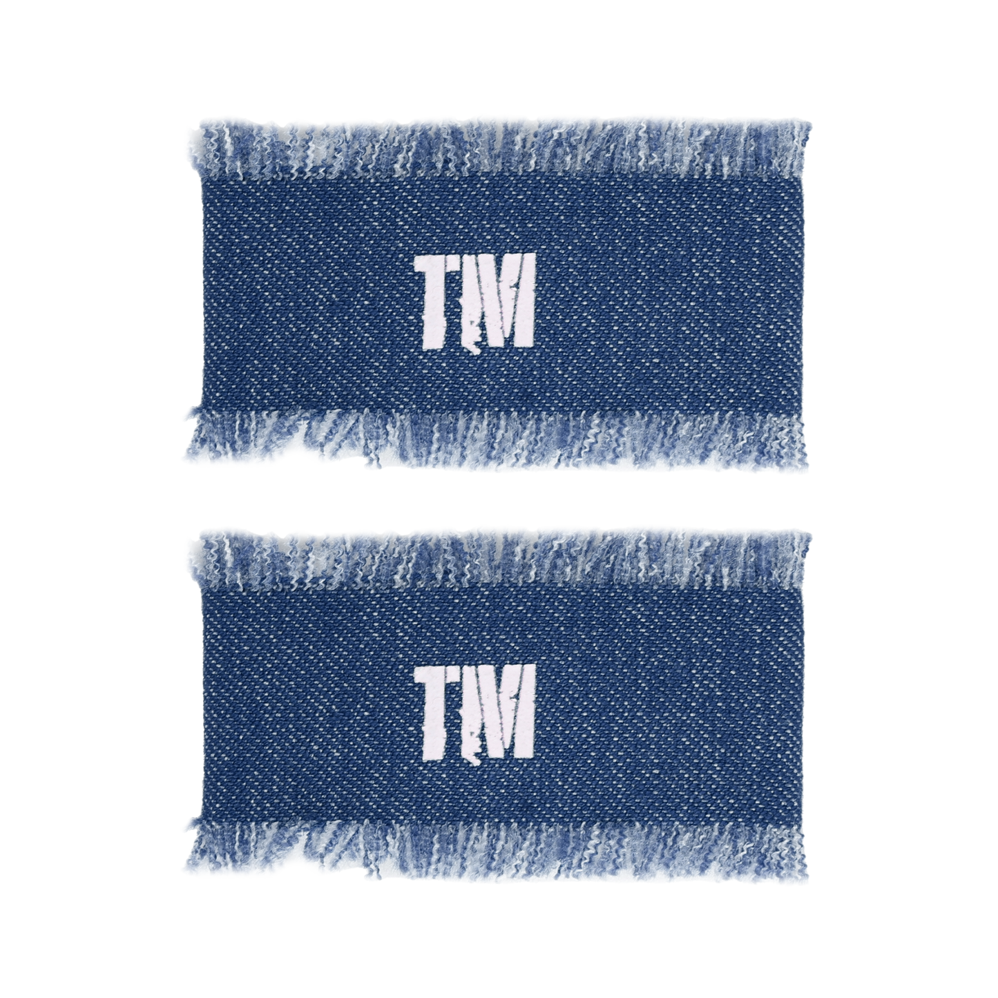 SS24 BLUE DENIM RECTANGLE SNAP CLIP