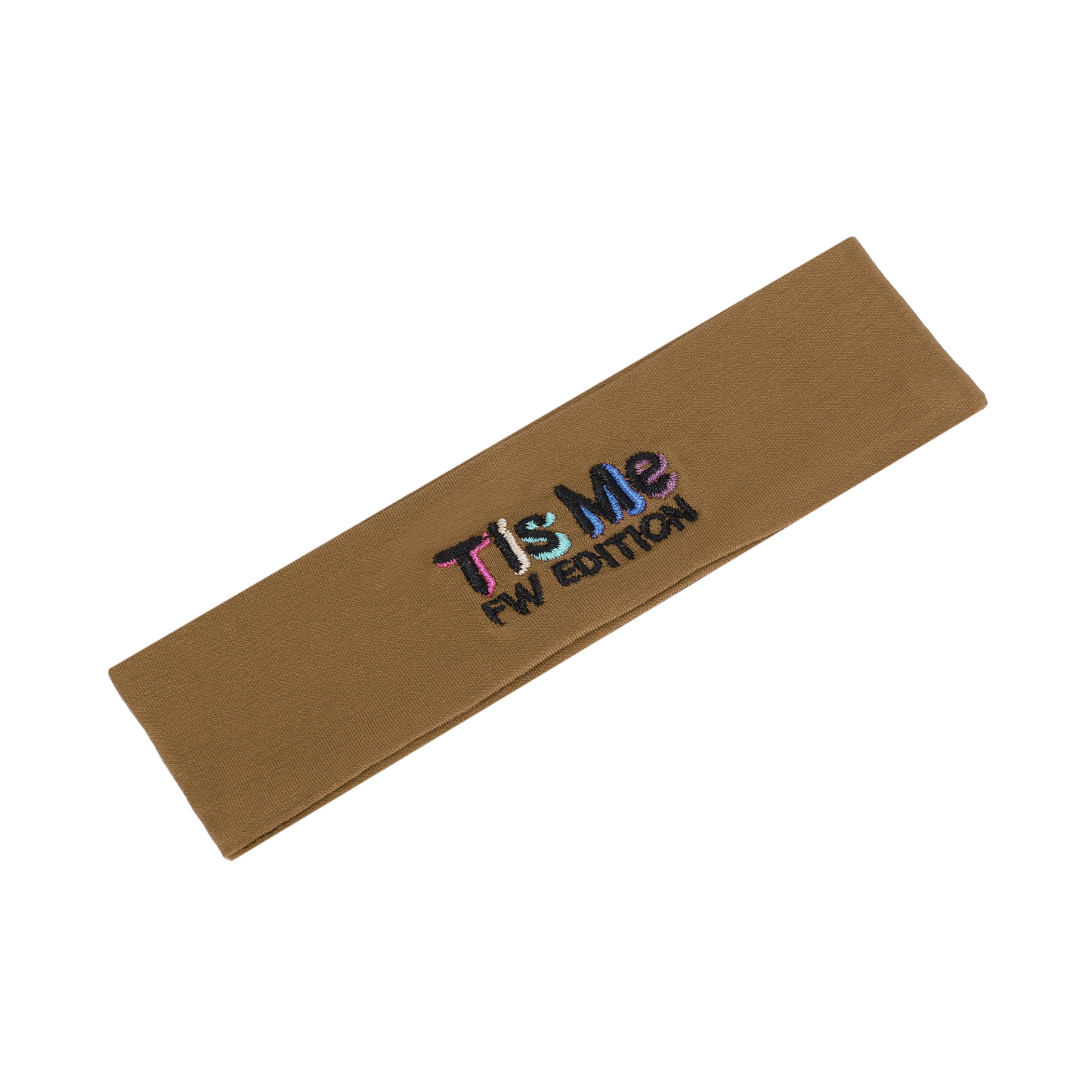 Sweatband Colored Embroidery (Brown)