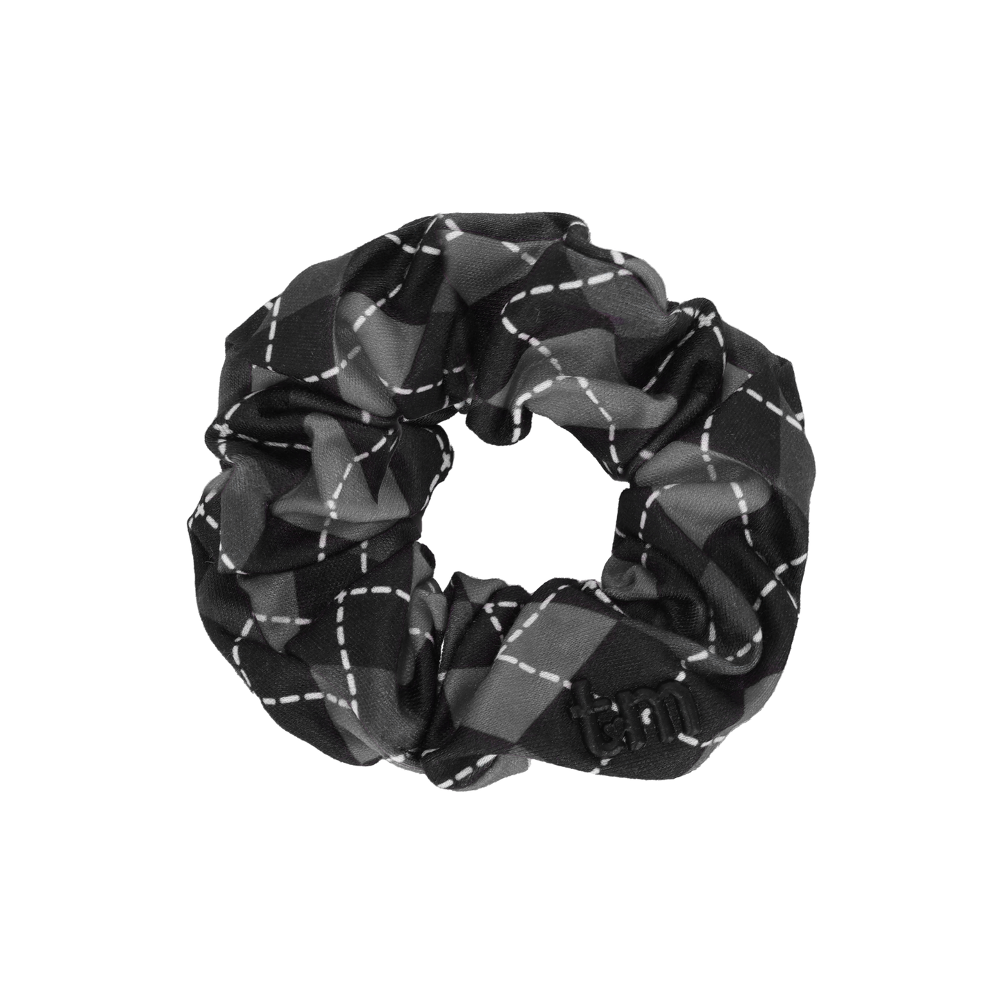 Argyle Classic Srunchie (Gray)