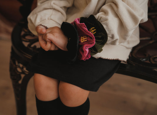 Velvet Scrunchie (Berry Wine)