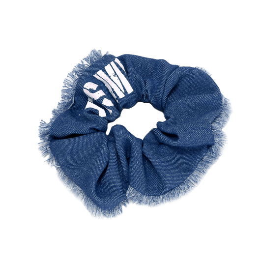 SS24 BLUE DENIM STANDARD SIZE SCRUNCHIE