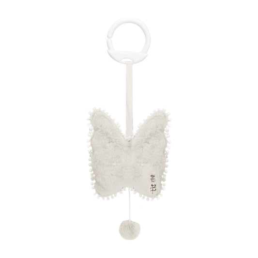 Lullaby Pull String Toy (Butterfly, Cream)
