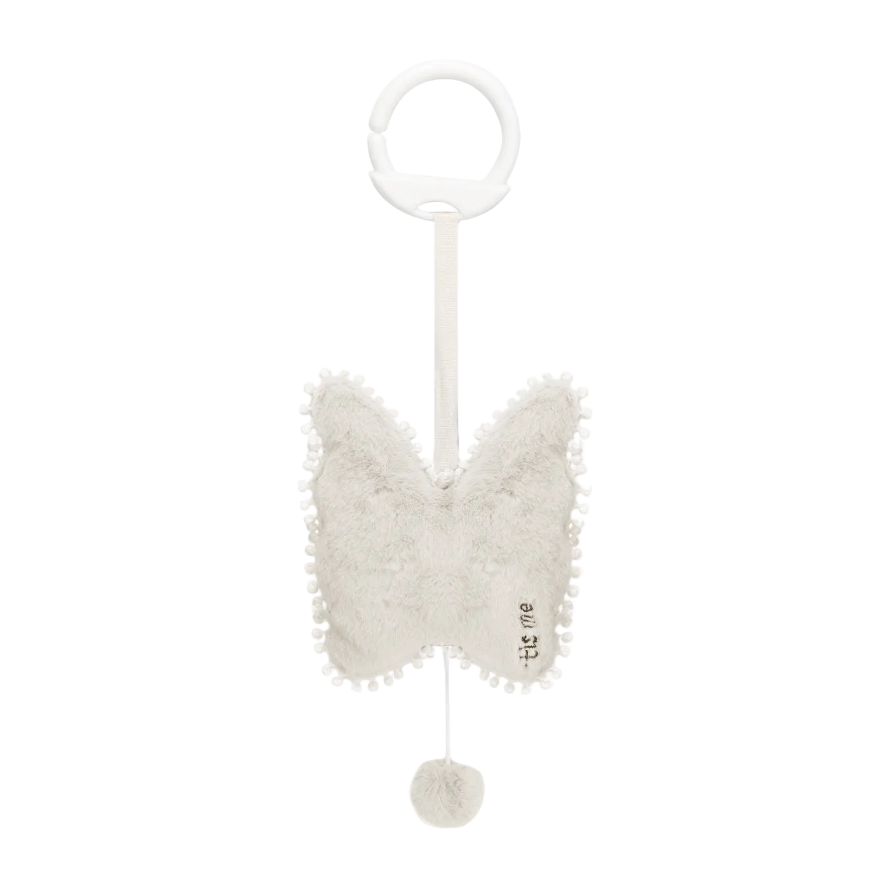 Lullaby Pull String Toy (Butterfly, Cream)