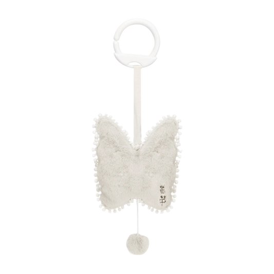 Lullaby Pull String Toy (Butterfly, Cream)