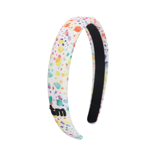 Heart And Splatter Printed Collection Hard Headband (Splatter)