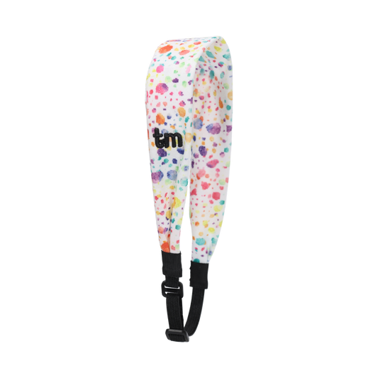 Heart And Splatter Printed Collection Adjustable Headscarf (Splatter)