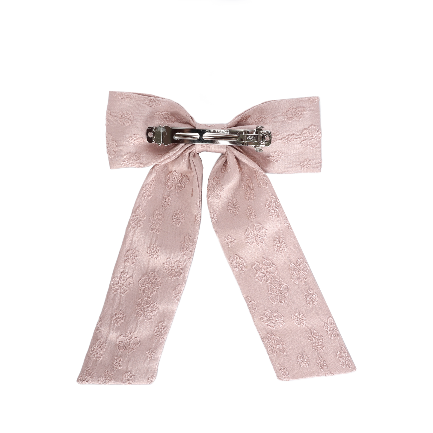 Lace Collection Large Bow Clip (Pink)